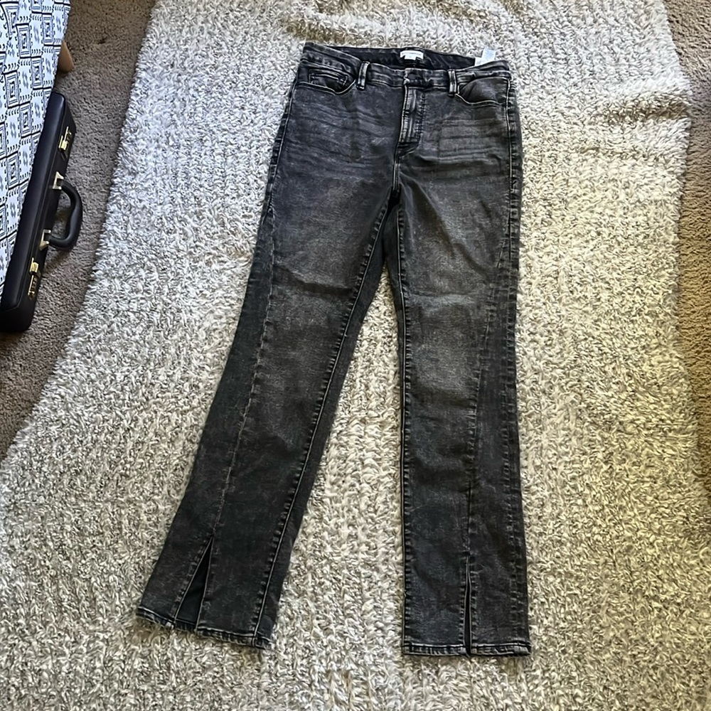 Good American Women's Gray Jeans, Sz 15